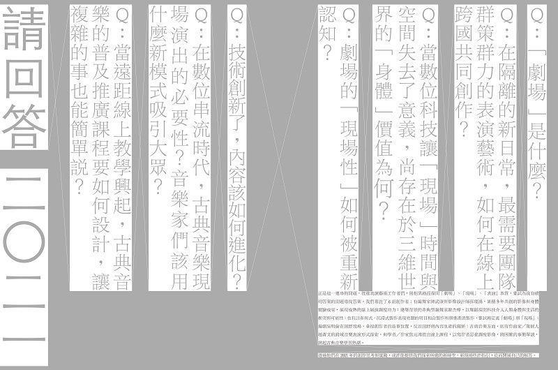 請回答，2021！