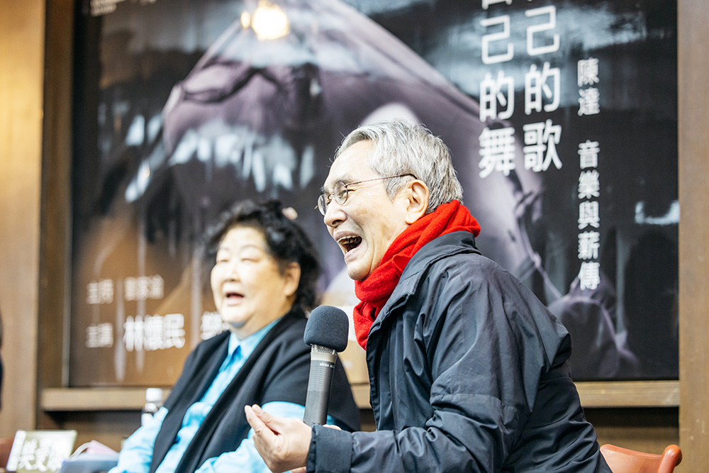林怀民与樊曼侬。