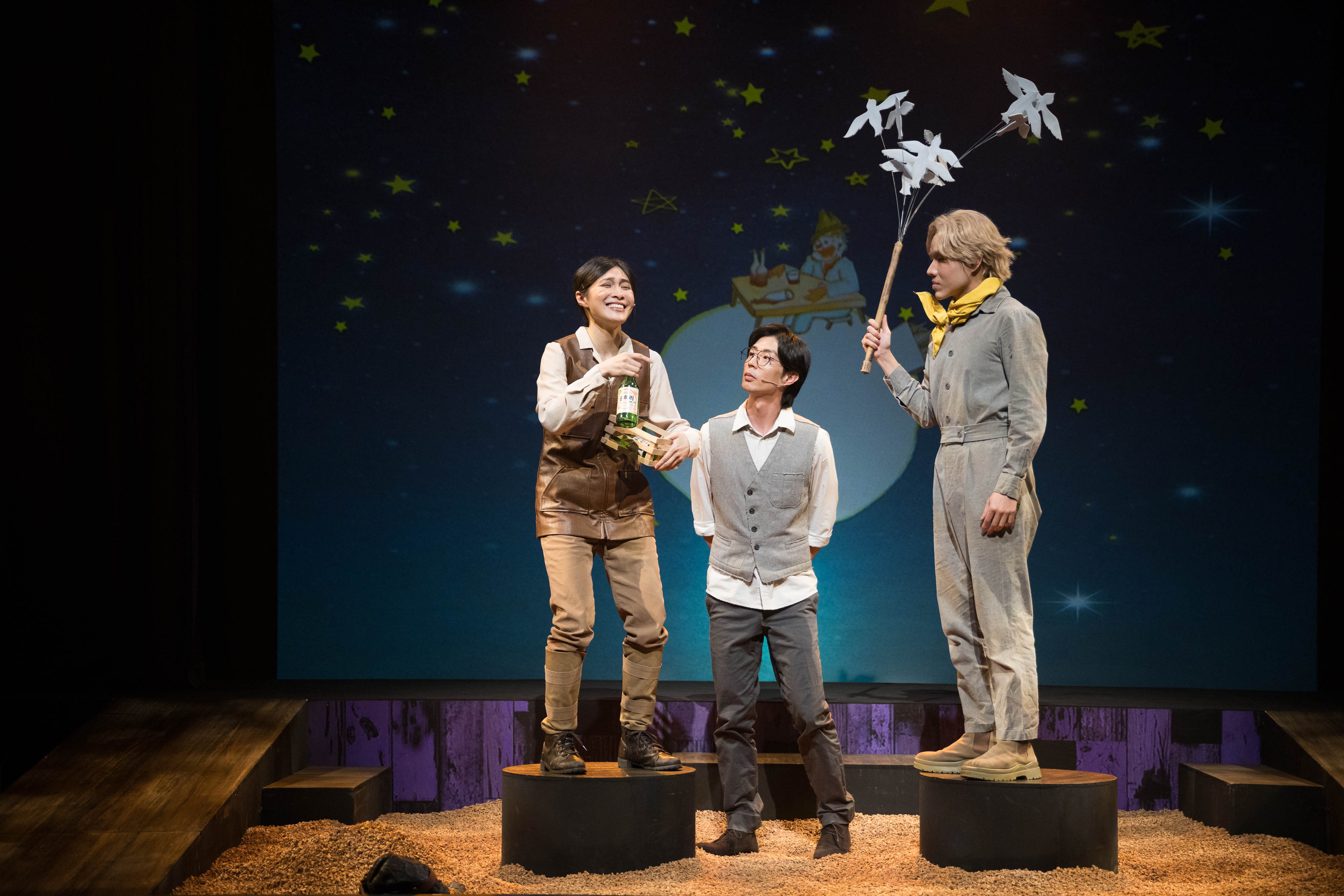 韓國獨家授權中文版音樂劇《小王子》台北三度感動再演。